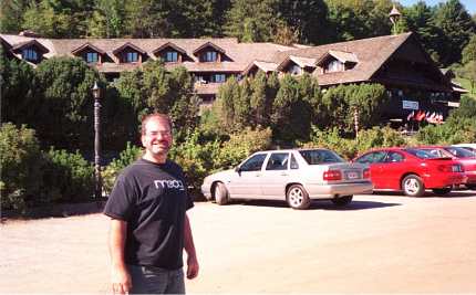 Dave at the Von Trapp Family Lodge