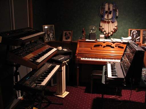 Dave Schwartz's music room